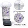 K KomForme Boys & Girls Snow Boots Insulated Fur Lined Warm Anti-Slip Waterproof Winter Boot (Toddler/Little Kid/Big Kid)(Grey)