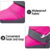 K KomForme Boys Girls Snow Boots Waterproof Winter Outdoor Boots(Toddler/Little Kid/Big Kid)(Pink)