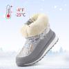 K KomForme Boys & Girls Snow Boots Insulated Fur Lined Warm Anti-Slip Waterproof Winter Boot (Toddler/Little Kid/Big Kid)(Spider Print)