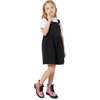 K KomForme Girls Glitter Ankle Boots Lace Up Waterproof Combat Shoes With Side Zipper for Toddler/Little Kid/Big Kid(Pink)