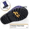 Snow Boots for Boys & Girls Warm Waterproof Slip Resistant Winter Shoes (Toddler/Little Kid/Big Kid)(Purple-star)