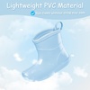 Toddler Rain Boots Baby Easy-on Rain Shoes for Boy&Girl | Waterproof, PVC(Blue)