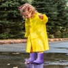Toddler Rain Boots Baby Easy-on Rain Shoes for Boy&Girl | Waterproof, PVC(Purple)