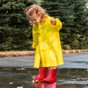 Toddler Rain Boots Baby Easy-on Rain Shoes for Boy&Girl | Waterproof, PVC(Red)