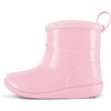 Toddler Rain Boots Baby Easy-on Rain Shoes for Boy&Girl | Waterproof, PVC(Pink)