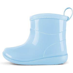 Toddler Rain Boots Baby Easy-on Rain Shoes for Boy&Girl | Waterproof, PVC(Blue)