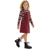 Girls Boys Combat Boots Kid Ankle Boots with Side Zipper | Water Resistant, Low Block Heel,Lug Sole, Lace Up(Black Patent/Rainbow)