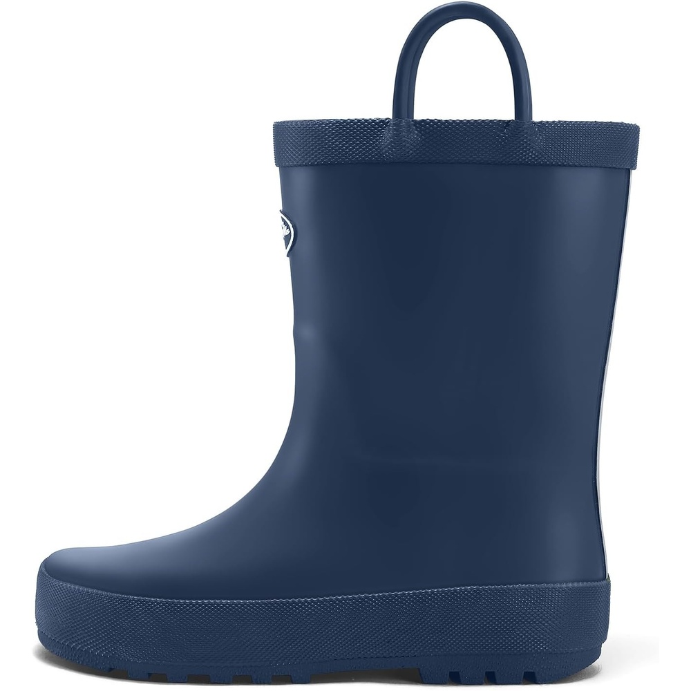 image:imageK KomForme Kids Rain Boots Waterproof Rubber Boots with Easyon HandlesNavy