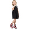 K KomForme Girls Glitter Ankle Boots Kid Combat Shoes With Side Zipper(Pink)
