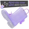 K KomForme Kids Rain Boots Boys Girls Light up Boots with Easy-on Handles(Purple Unicorn 3d)
