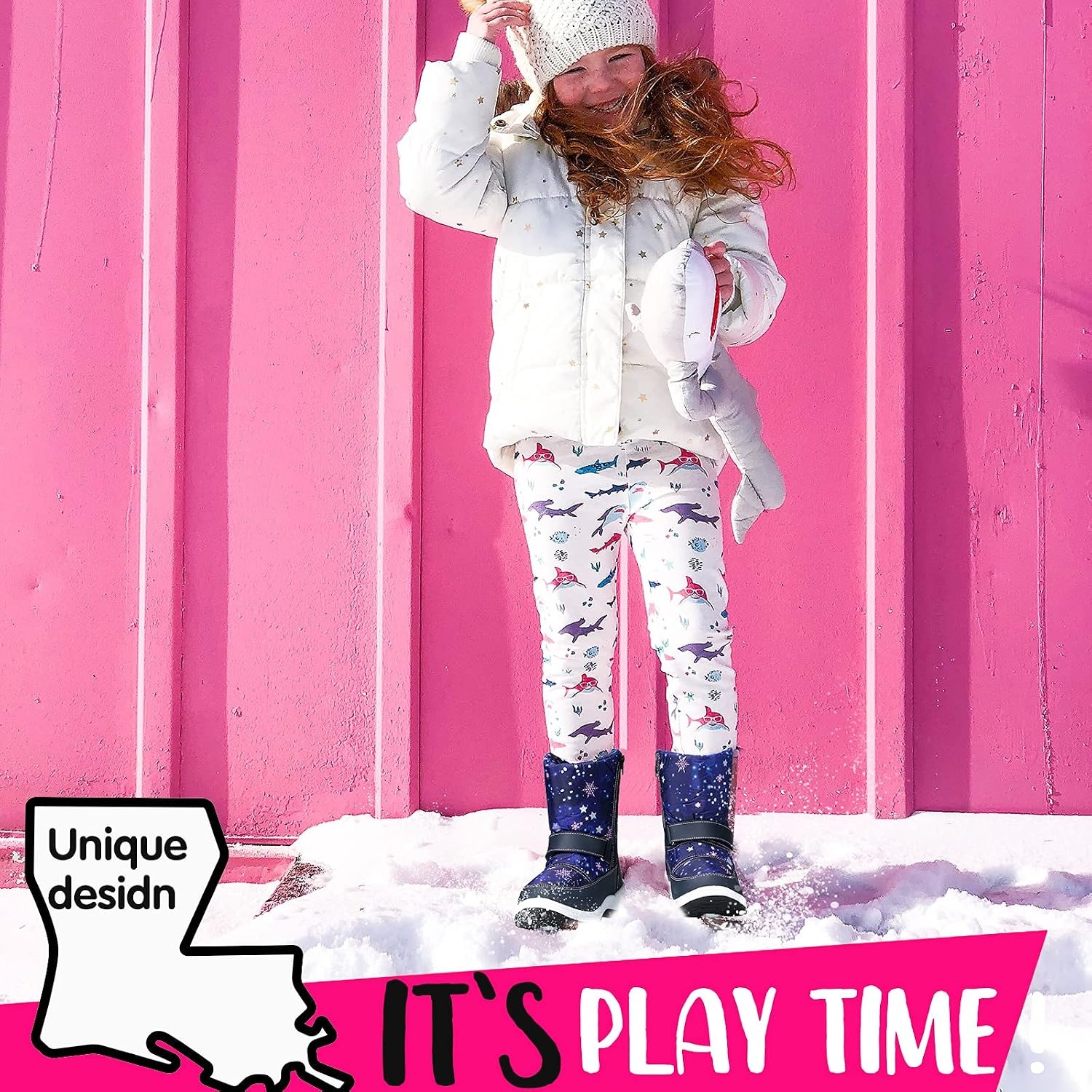 image:imageK KomForme Kids Warm Waterproof Outdoor BootsStar