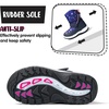 K KomForme Kids Warm Waterproof Outdoor Boots(Star)