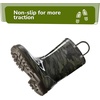 K KomForme Girls Boys Rain Boots Waterproof Boots with Easy on Handles(Camouflage)