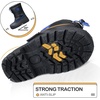 K KomForme Kids Insulated Waterproof Anti-slip Winter Warm Snow Boots(Black-blue)