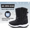 K KomForme Kids Warm Waterproof Outdoor Boots(Black)