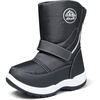 K KomForme Kids Warm Waterproof Outdoor Boots(Black)