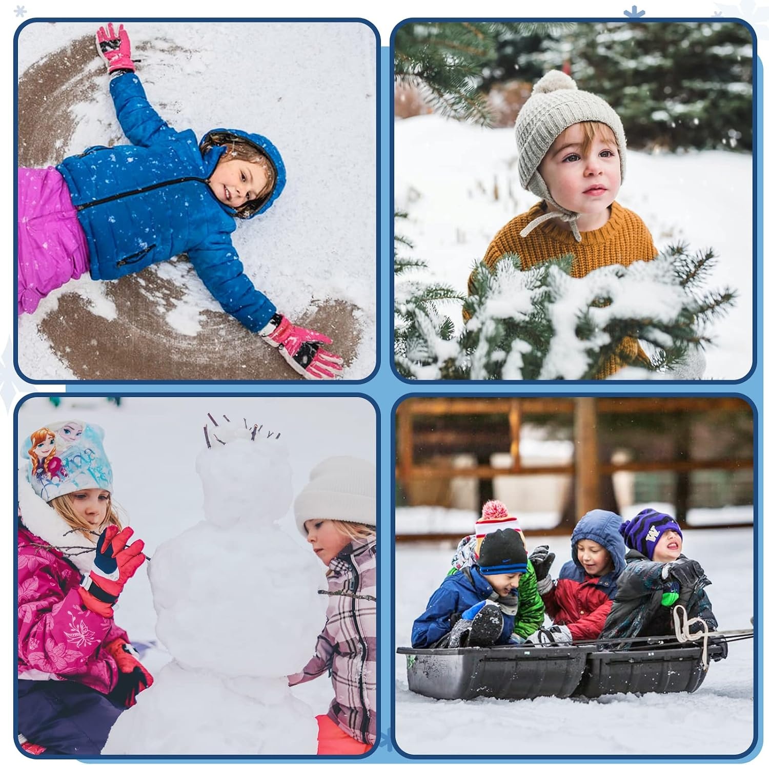 image:imageKids Warm AntiSlip Outdoor Winter BootsStar