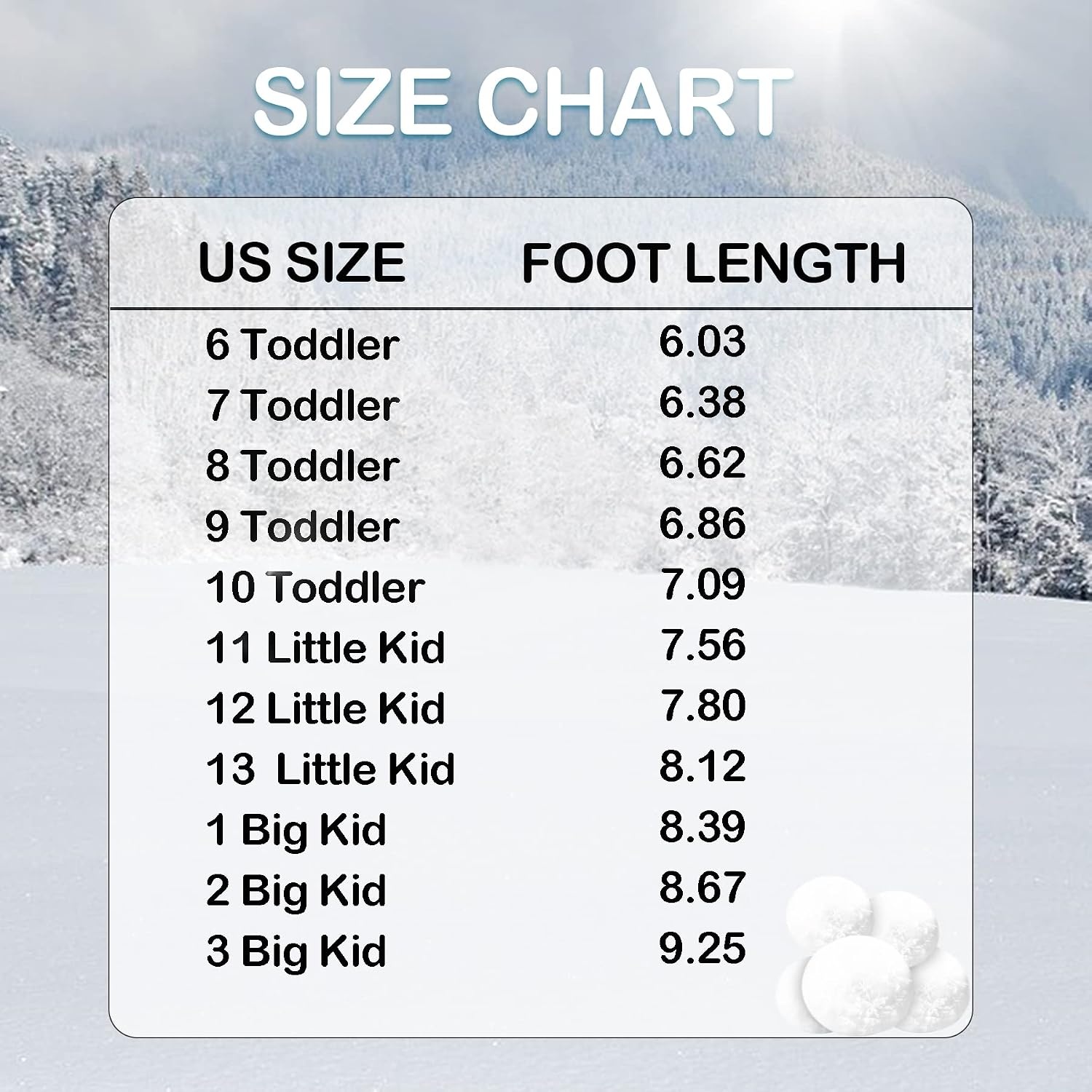 image:imageKids Warm AntiSlip Outdoor Winter BootsWhite