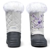 Boys Girls Fur Lined Waterproof Winter Boot(Grey)