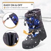 Kids Insulated Waterproof Anti-slip Winter Warm Snow Boots(Gray-k)