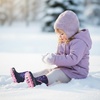 Kids Winter Snow Boots Hook & Loop Faux Fur Lined Warm Insulated Shoes(Star)