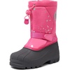 Kids Insulated Waterproof Anti-slip Winter Warm Snow Boots(Pink-snow)